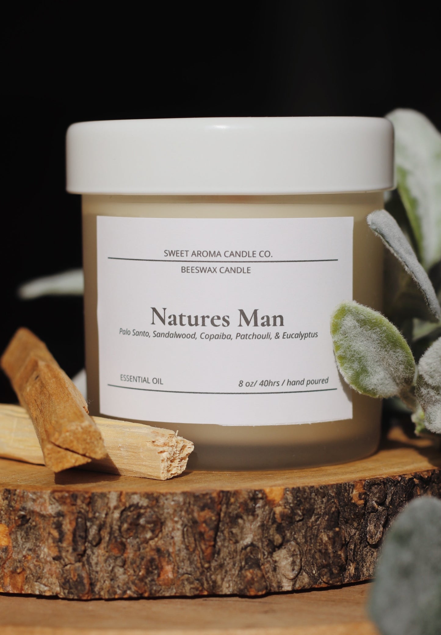 Nature’s Man 8 oz Essential Oil Candle